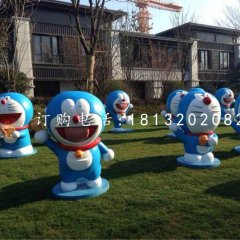 多啦a夢雕塑，公園卡通雕塑