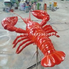 仿真大龍蝦，玻璃鋼動(dòng)物