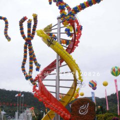 不銹鋼遺傳因子雕塑，廣場不銹鋼雕塑