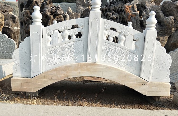 漢白玉橋，石雕小橋