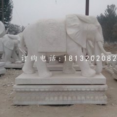 吉祥大象石雕，動物石雕