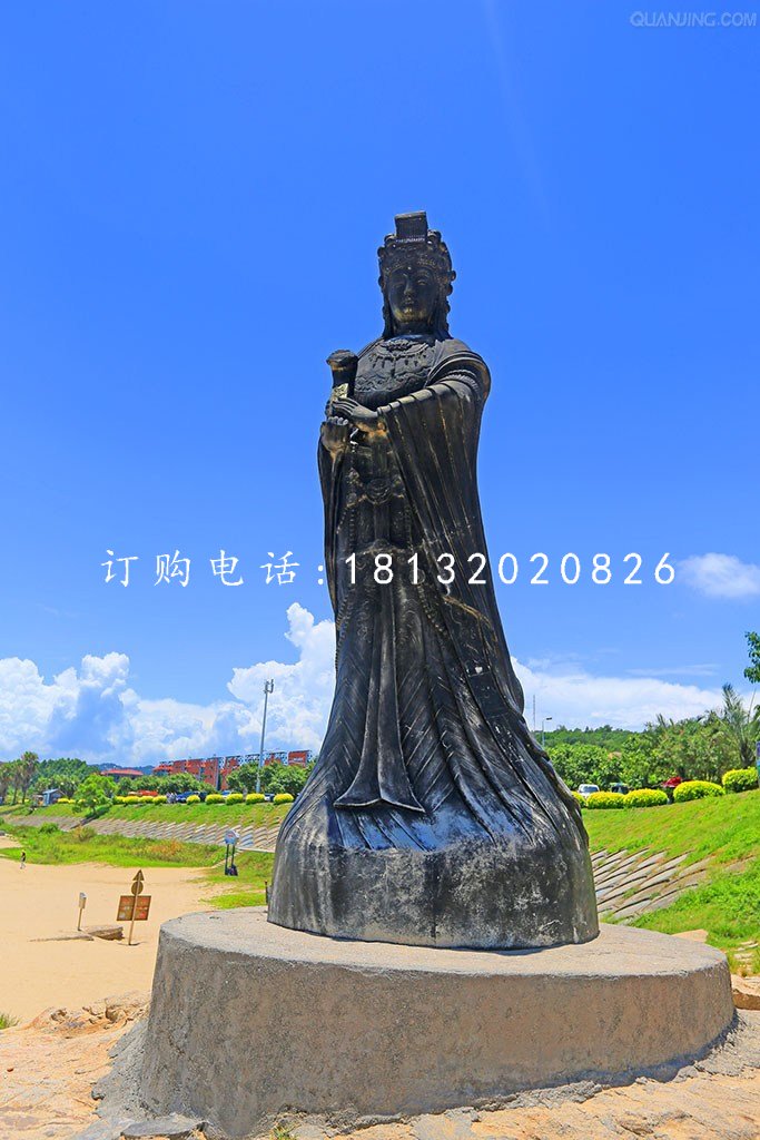 媽祖銅雕,廣場神仙銅雕