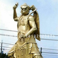 雷神銅雕，廣場神仙銅雕