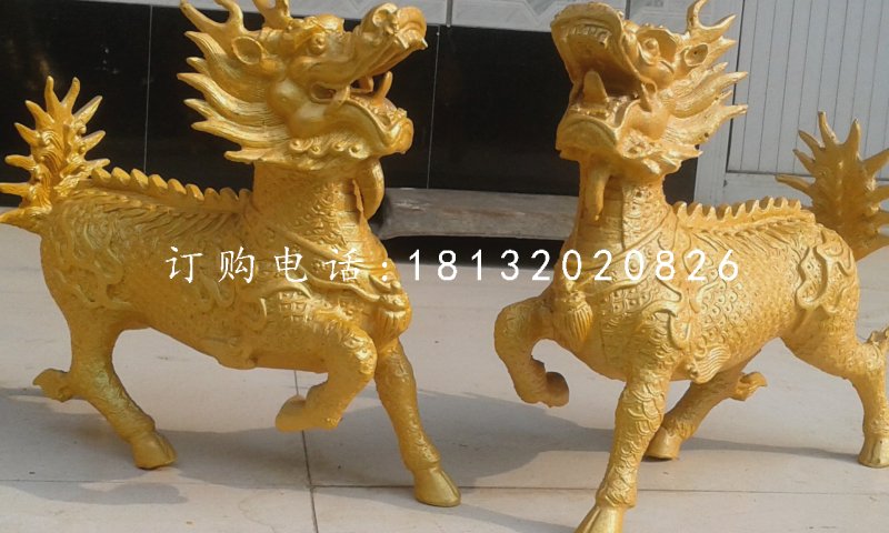 麒麟銅雕，廣場(chǎng)銅麒麟