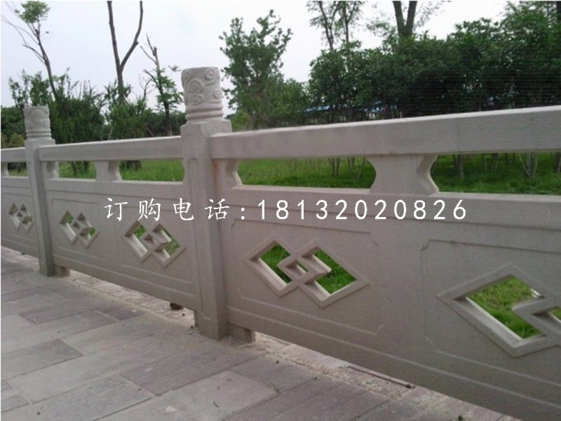 公園石雕欄板，大理石欄板