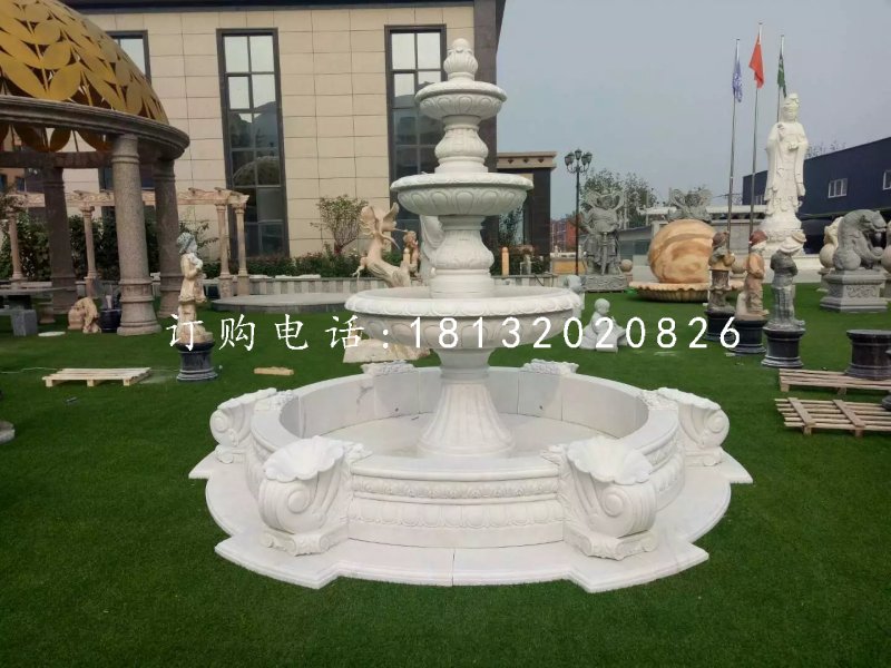 公園石噴泉，歐式噴水盆