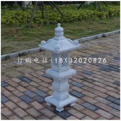 大理石宮燈，庭院石雕燈