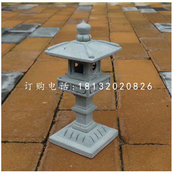 石雕宮燈，公園石雕燈