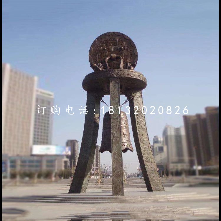 銅雕鐘廣場(chǎng)景觀(guān)銅雕