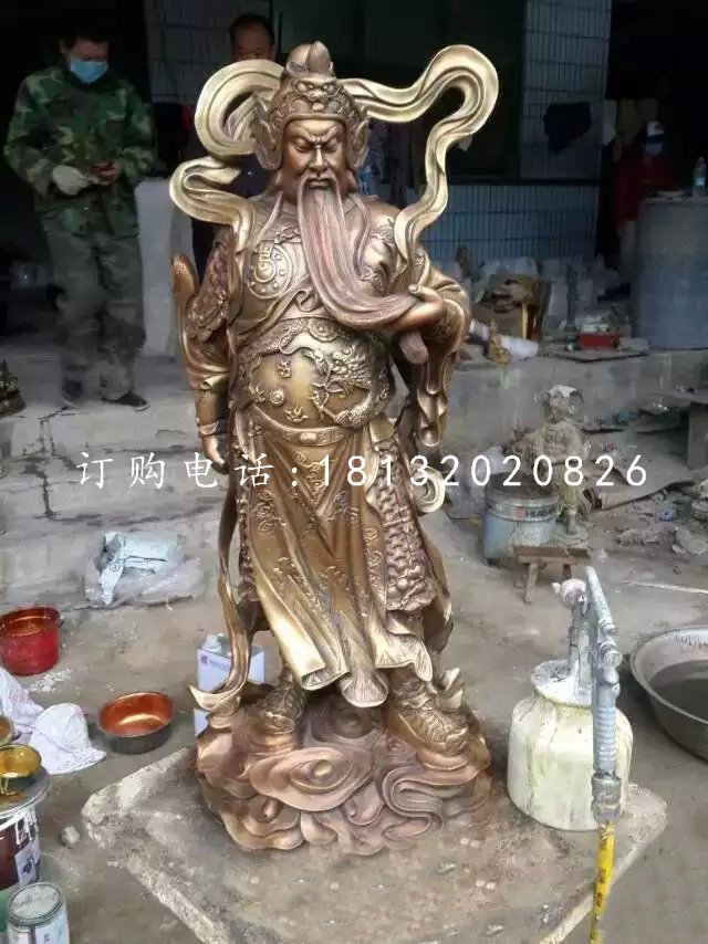 關(guān)羽銅雕，銅雕關(guān)公，武財(cái)神銅雕