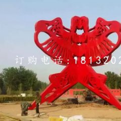 不銹鋼公園雕塑，不銹鋼風(fēng)箏雕塑