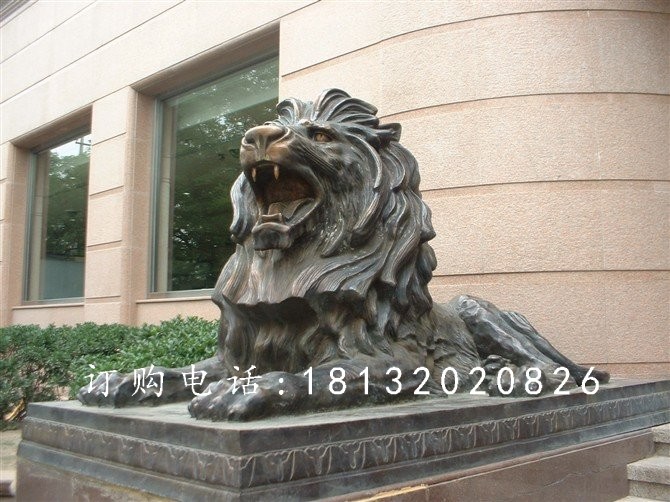獅子銅雕，鑄銅獅子雕塑，匯豐獅銅雕.jpg