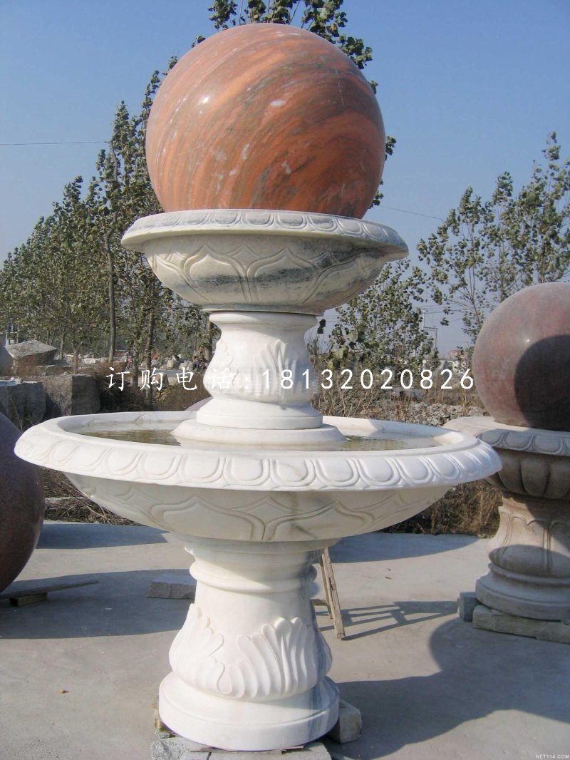 大理石風(fēng)水球噴泉 廣場(chǎng)景觀雕塑 (1).jpg