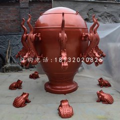 廣場景觀銅雕，地動儀銅雕