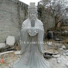 青石媽祖雕塑，廣場(chǎng)神仙石雕