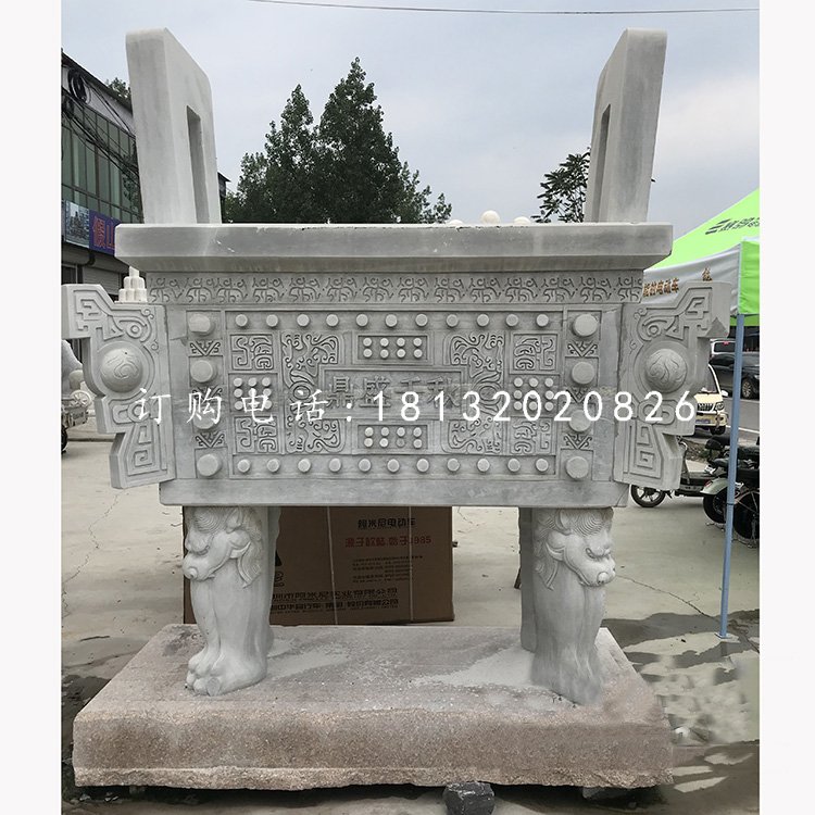 鼎盛千秋鼎，石雕鼎 (2)