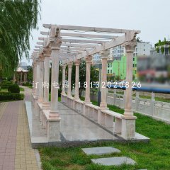 長(zhǎng)廊石雕，公園長(zhǎng)廊雕塑