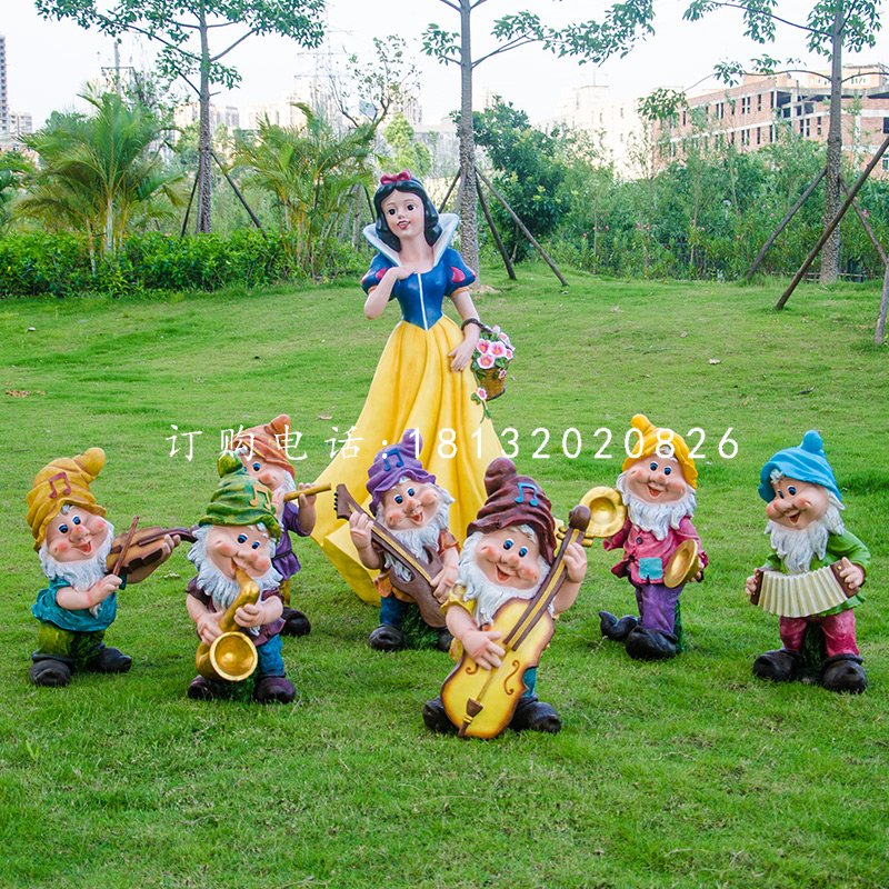 白雪公主小矮人雕塑，公園卡通人物雕塑 (5).jpg