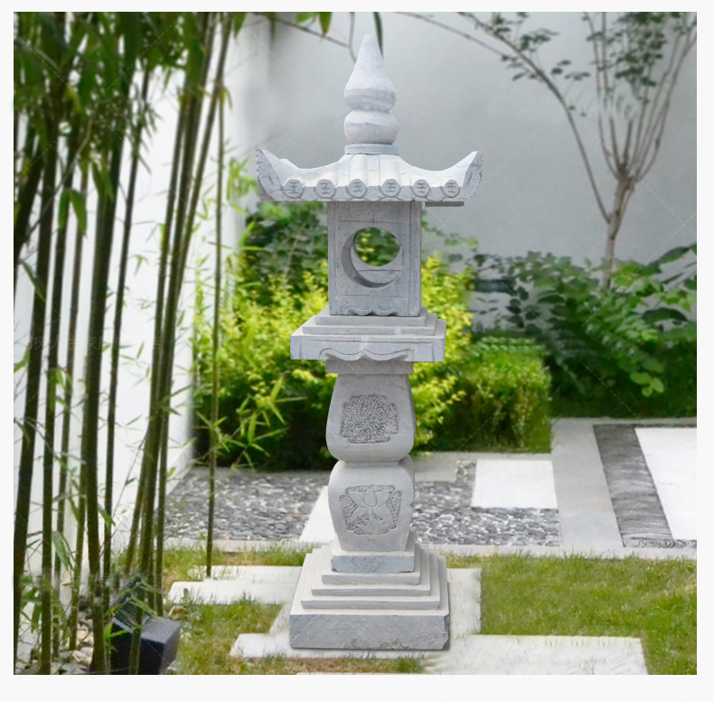 園林景觀石燈，大理石燈