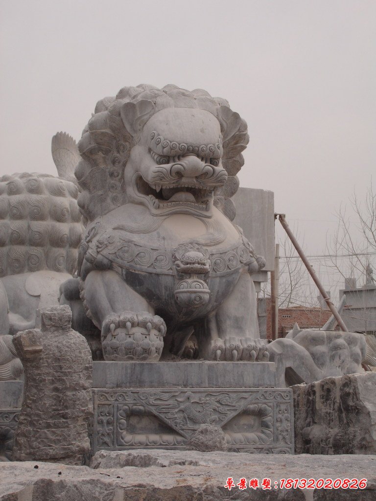 仿古踩球北京獅