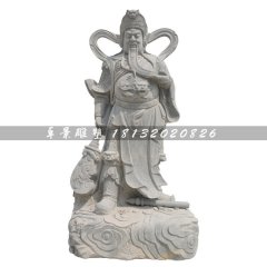 關(guān)帝石雕，大理石關(guān)帝石雕