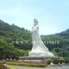 媽祖石雕，漢白玉神仙石雕