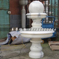 大廳石雕風水球，室內(nèi)風水球