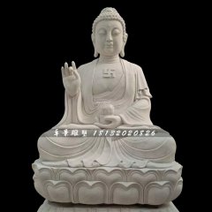 如來佛像，大理石如來佛祖雕塑