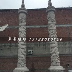 華表，龍柱，廣場(chǎng)石雕柱子