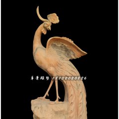 鳳凰石雕，公園神獸石雕
