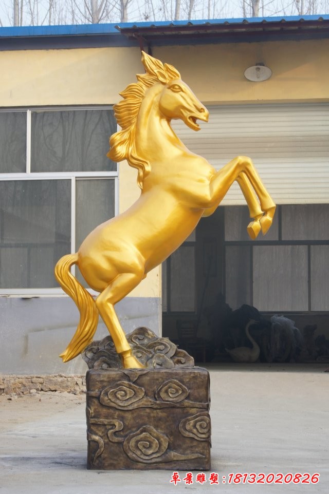 銅馬雕塑，立馬成功銅雕