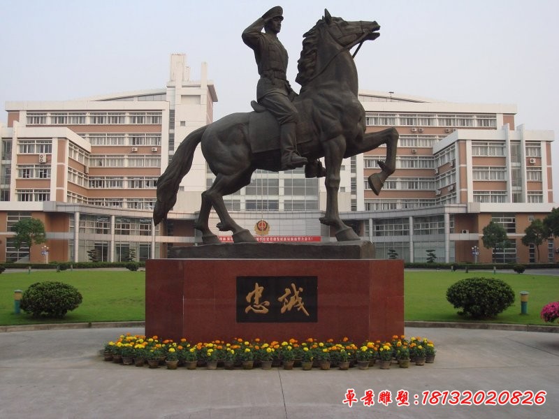 騎兵銅雕，廣場景觀銅雕