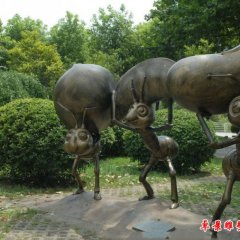 螞蟻銅雕，公園螞蟻雕塑，景觀(guān)銅雕
