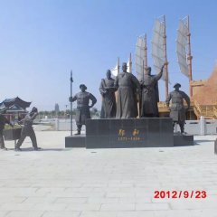 鄭和銅雕，古代名人銅雕