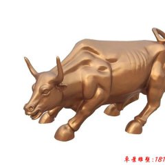 銅牛雕塑，廣場華爾街牛