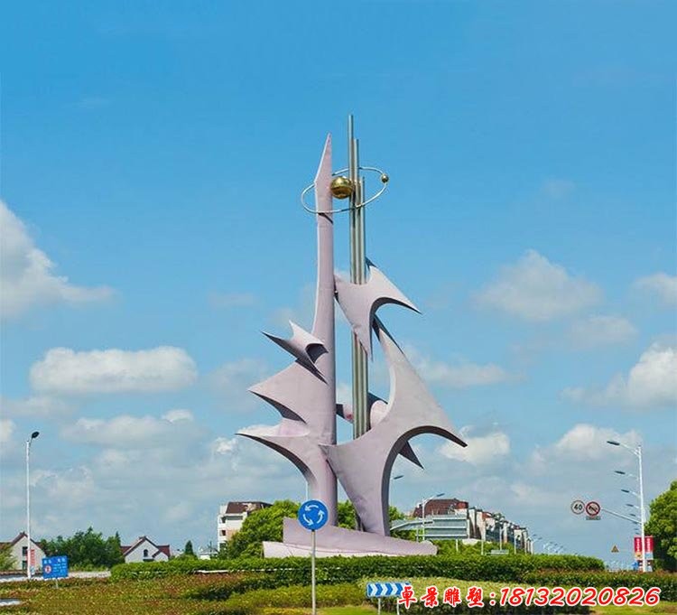 不銹鋼抽象雕塑，廣場不銹鋼雕塑