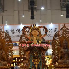 玻璃鋼韋陀菩薩雕塑，玻璃鋼神仙雕塑