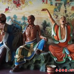 玻璃鋼十八羅漢，玻璃鋼佛像雕塑