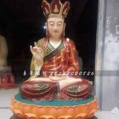 地藏王菩薩雕塑，玻璃鋼彩繪佛像雕塑