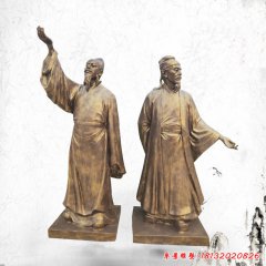 詩仙李白雕塑，玻璃鋼人物雕塑