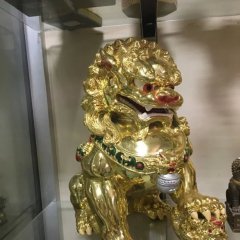 玻璃鋼北京獅雕塑，玻璃鋼噴漆雕塑