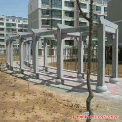 小區(qū)大理石簡(jiǎn)易長(zhǎng)廊雕塑