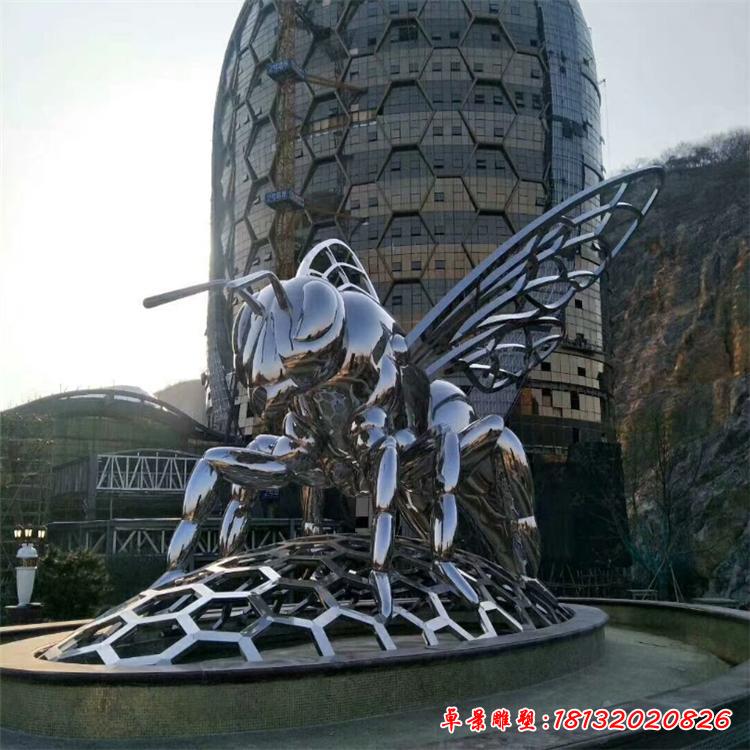 廣場(chǎng)大型不銹鋼螞蟻雕塑2