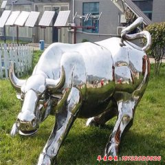 公園不銹鋼動物牛