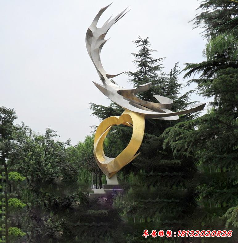園林愛(ài)心大雁不銹鋼2