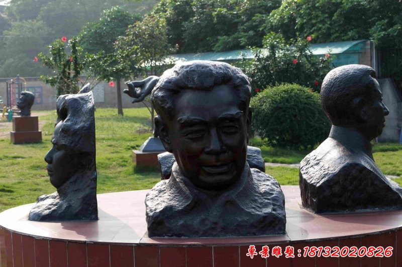 周總理頭像銅雕，偉人銅雕