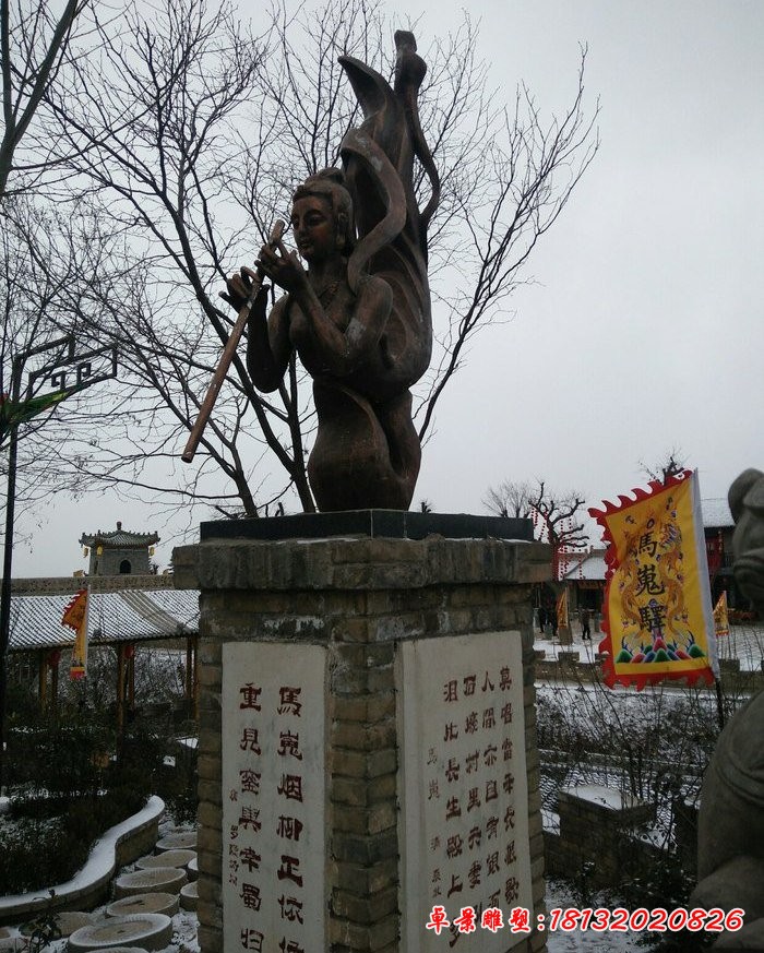 楊貴妃銅雕，古代人物銅雕