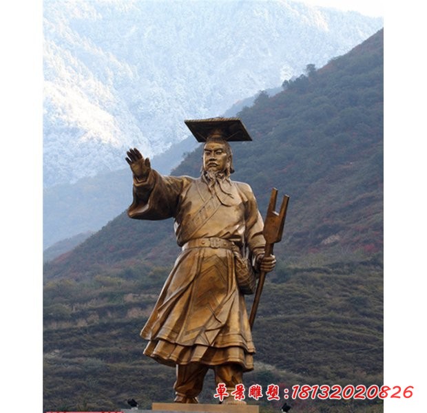 古代人物雕塑，大禹雕塑