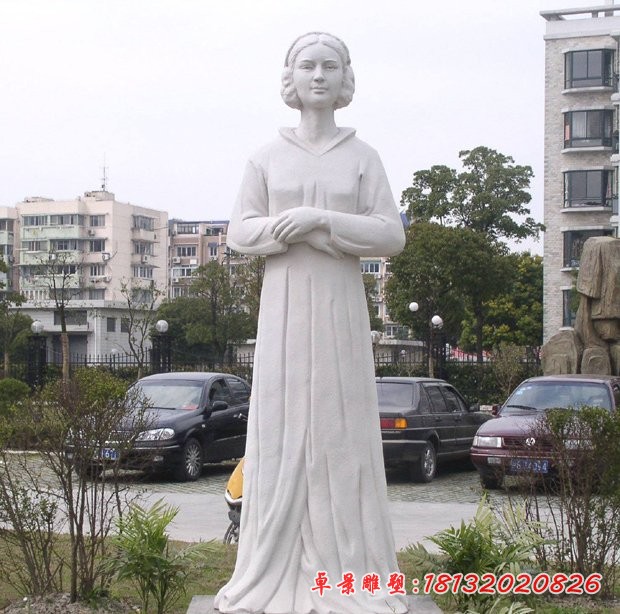 南丁格爾石雕，醫(yī)院人物石雕