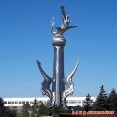 不銹鋼廣場(chǎng)景觀(guān)科技雕塑